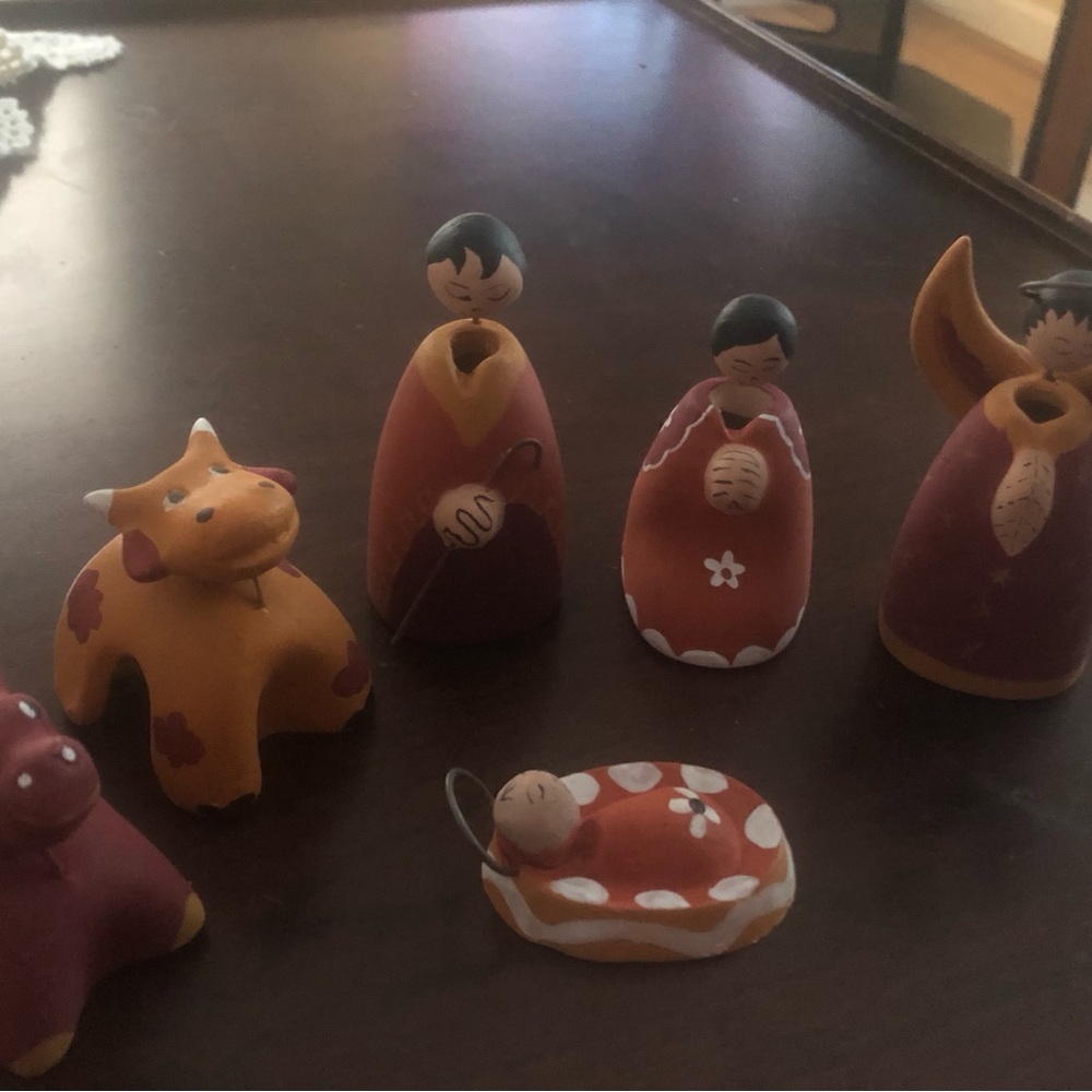 10,000 villages brand of nativity scene from Mexico